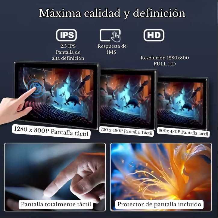 Pantalla Car play 360º